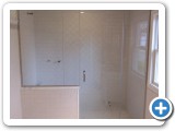 Pivot Mount Heavy Glass Shower Door w/ inline panels