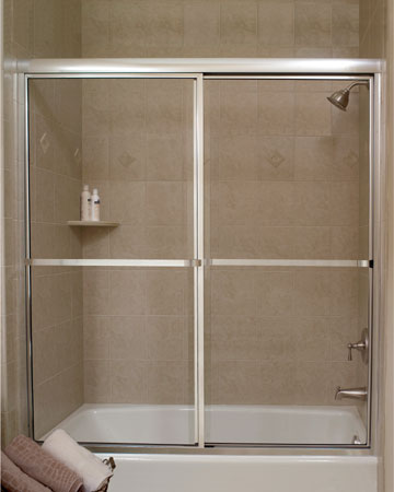 CrystalLine Framed By-Pass Clear Glass with Satin Finish CrystalLine Framed By-Pass
Clear Glass with Satin Finish