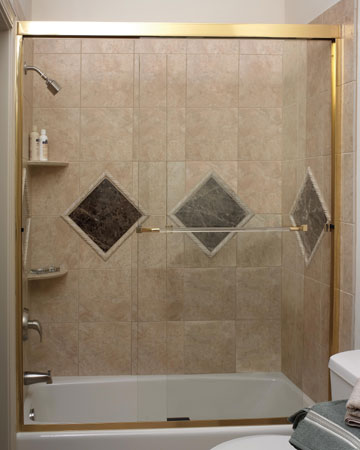 CrystalLine Frameless By-Pass - Clear Glass with Gold Finish CrystalLine Frameless By-Pass -
Clear Glass with Gold Finish