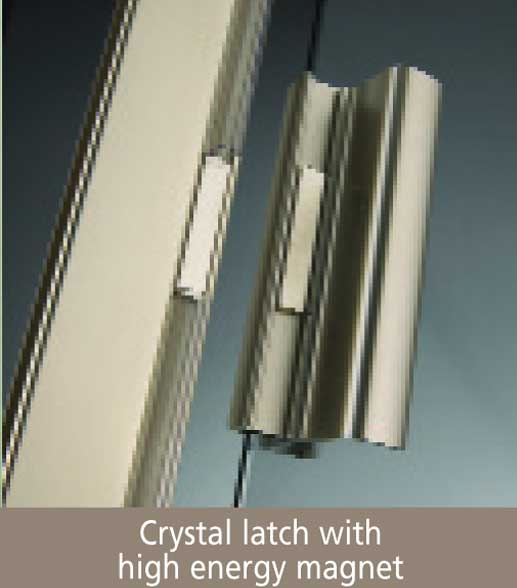 Splendor's Crystal latch with high energy magnet