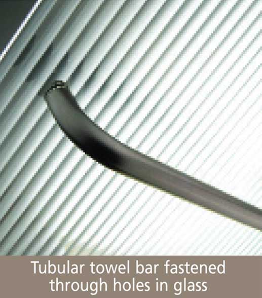 Splendor's inside and outside tubular euro towelbar system