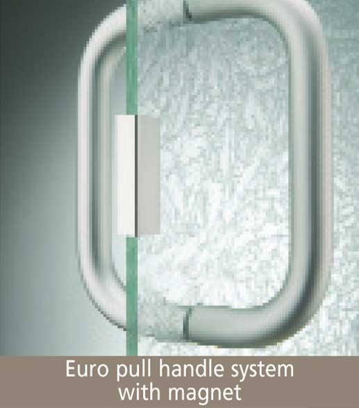 Splendors Euro pull handle system with magnet