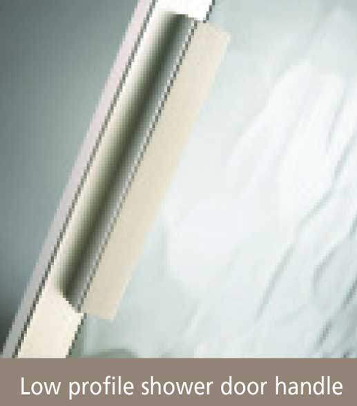 Splendor's low profile shower door handle Splendor's low profile shower door handle